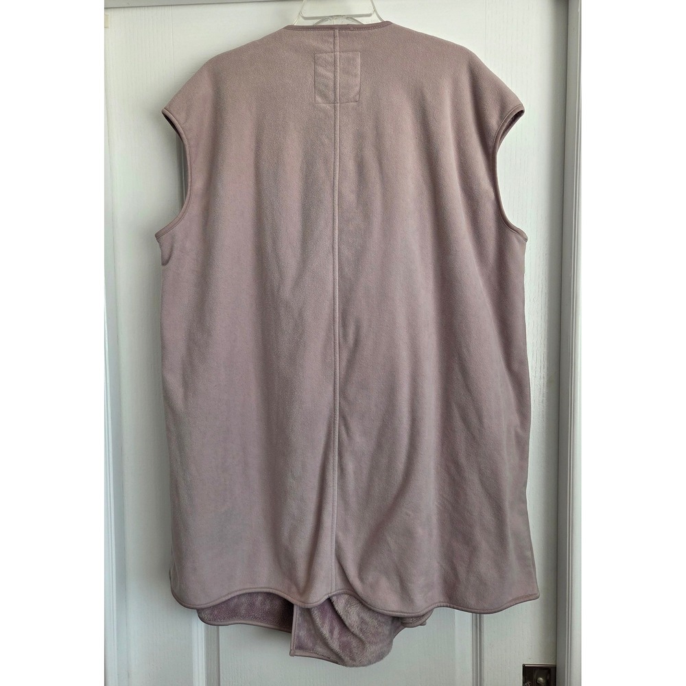 Konny Fleece Cover for Two Wrap Cape Jacket Winter Warm Vest Taupe One Size Cozy - Picture 2 of 9